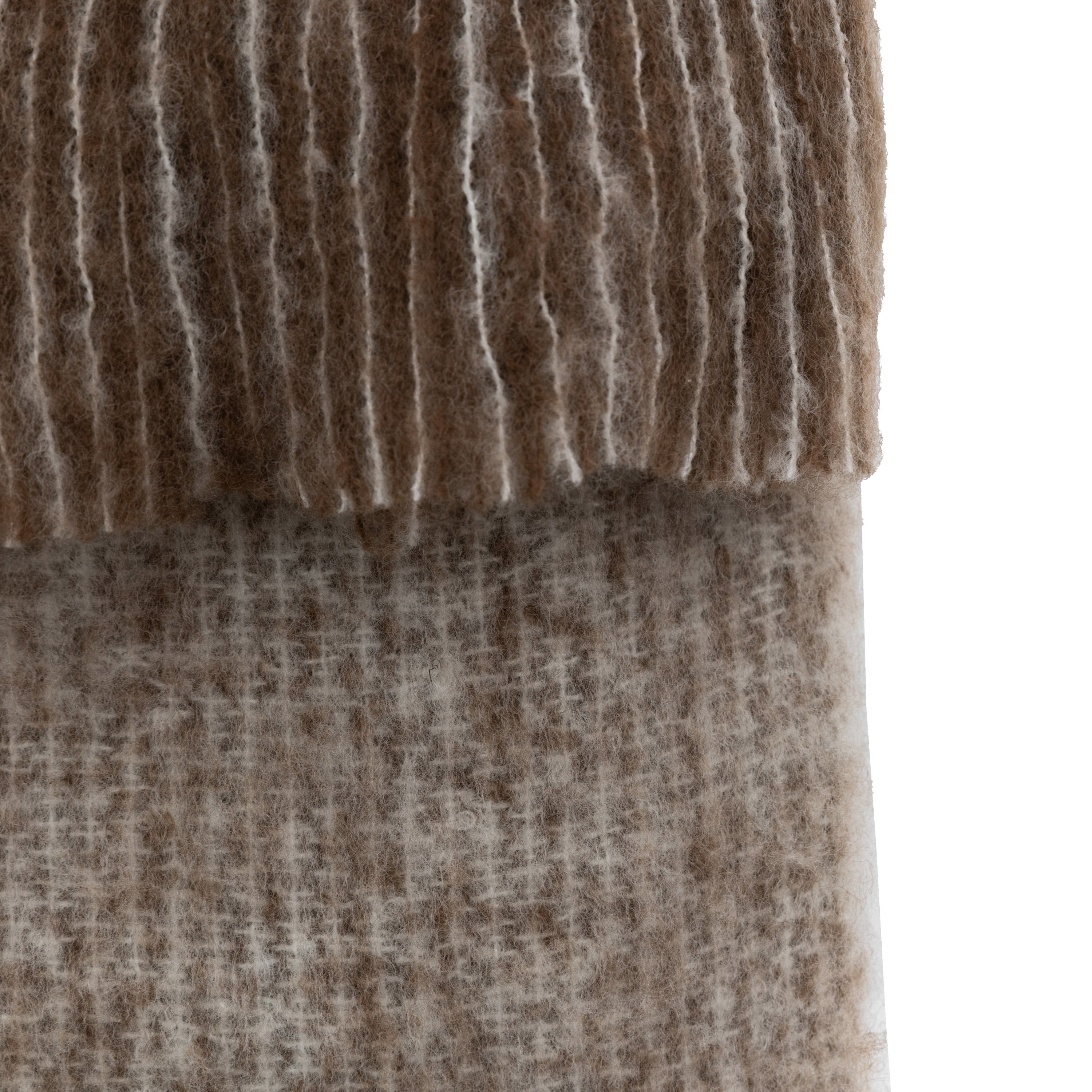 Louis Brown & Natural Fringe Throw